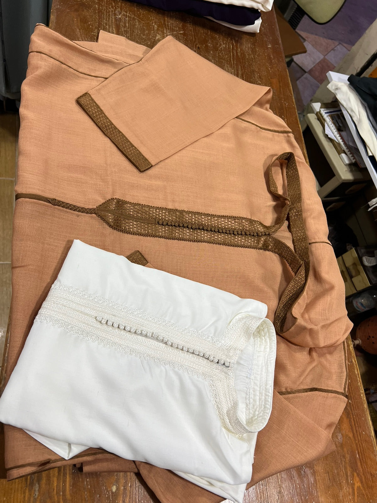 Djellaba mit Jabadour (Winter-/Sommerstoff)