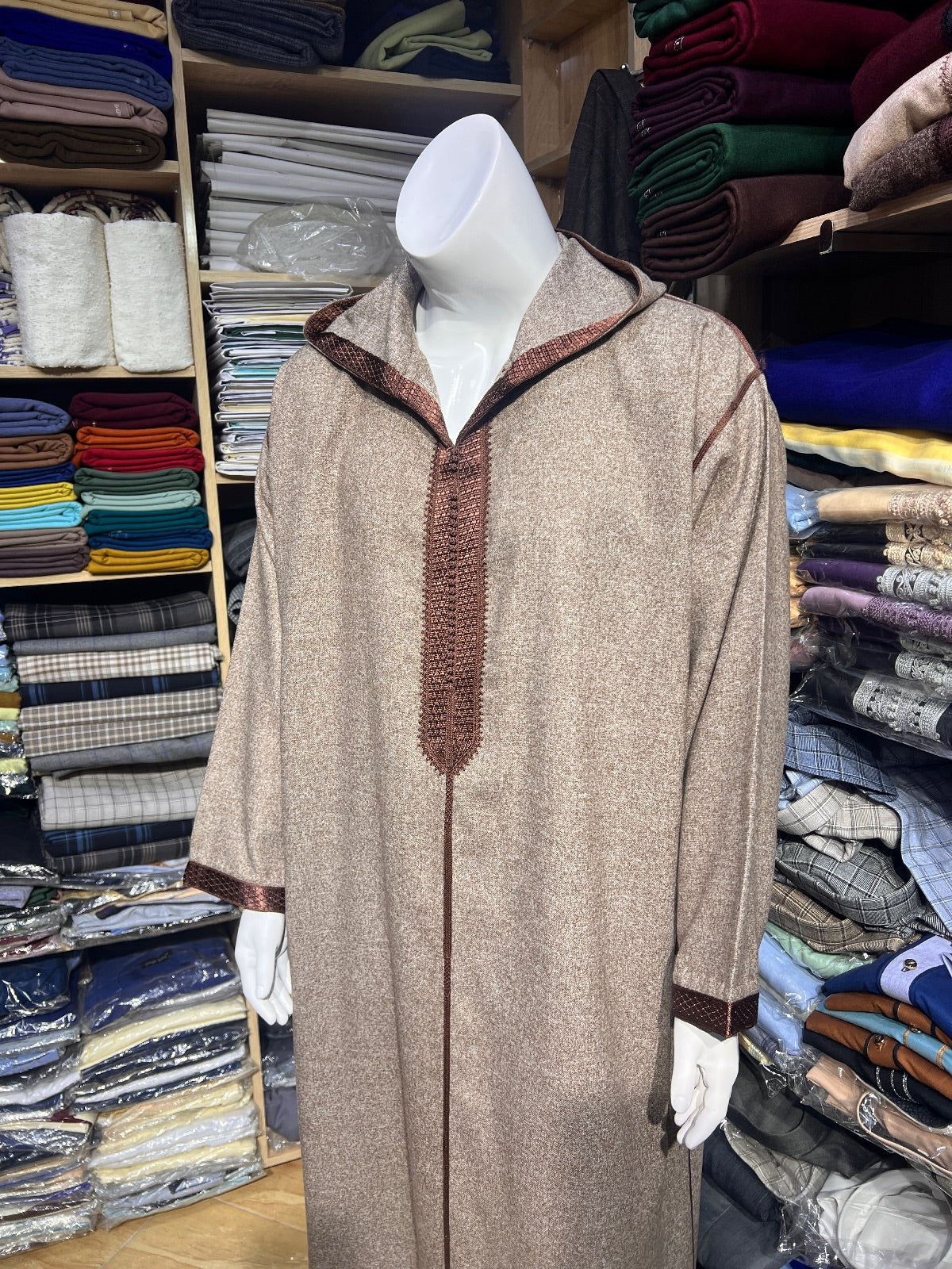 Djellaba aus italienischem Flanell (Winter)