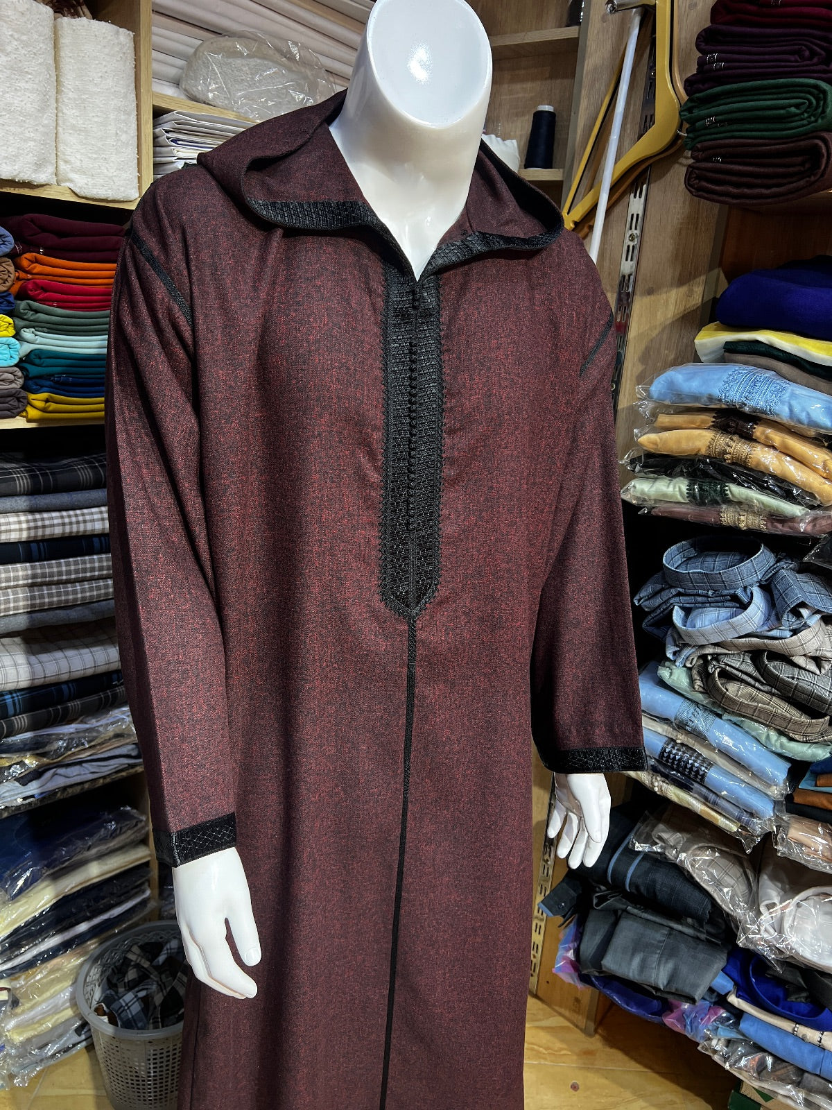 Djellaba aus italienischem Flanell (Winter)