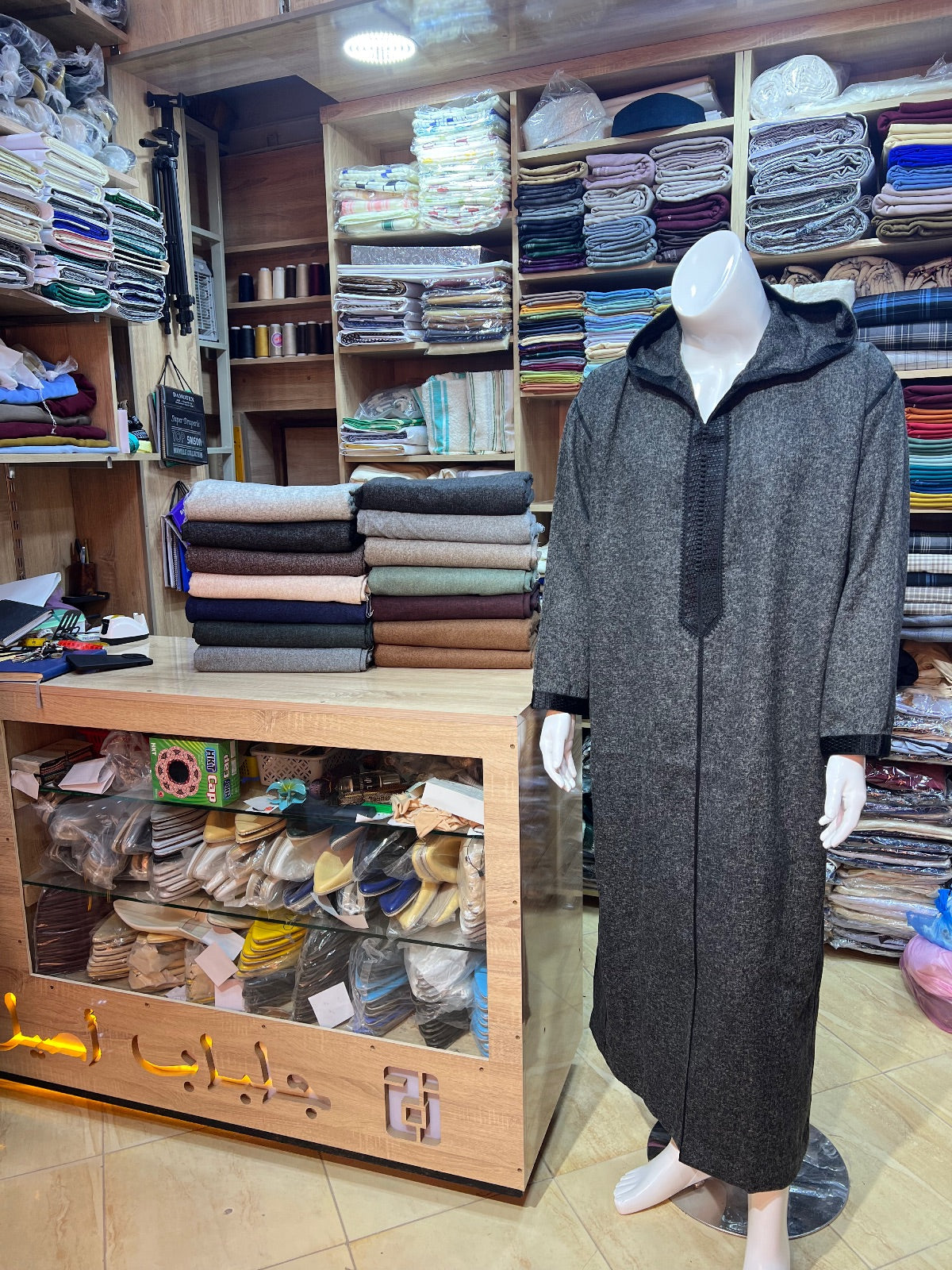 Djellaba aus italienischem Flanell (Winter)