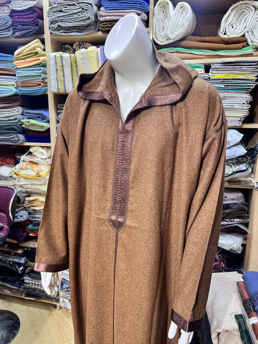 Djellaba aus italienischem Flanell (Winter)