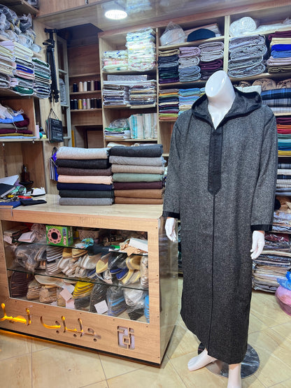 Djellaba aus italienischem Flanell (Winter)