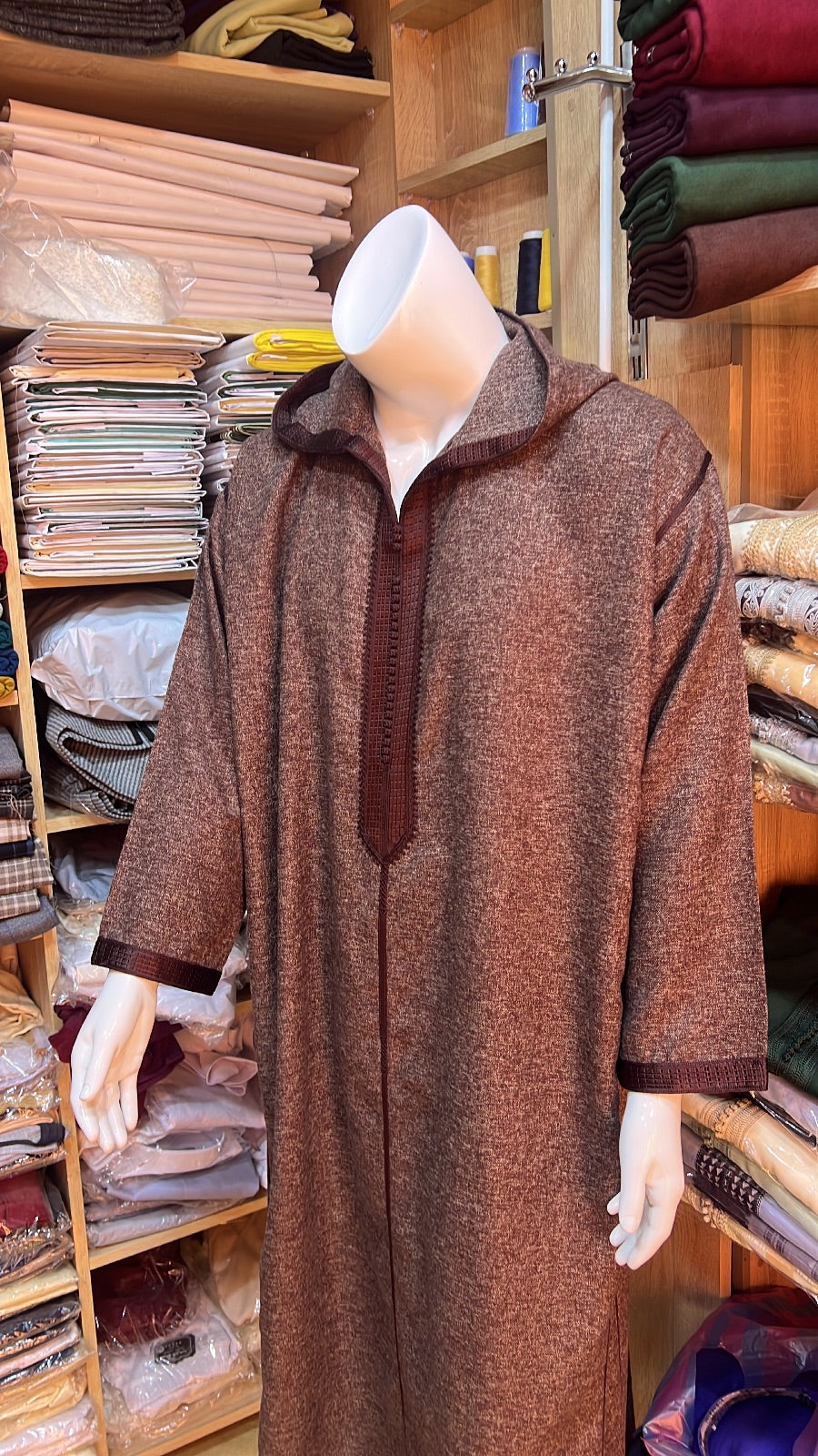 Djellaba aus italienischem Flanell (Winter)