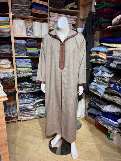 Djellaba aus italienischem Flanell (Winter)